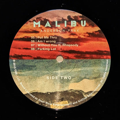 Anderson .Paak - Malibu  (2xLP, Album) (Mint (M))